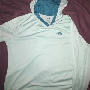 North face long sleeve with hood